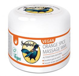 vegan orange spice massage wax 100gr